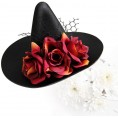 Beaupretty Mini Hat Hair Clip Halloween Mesh Flower Witch Hat Party Decor Props for Children Adult