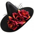 Beaupretty Mini Hat Hair Clip Halloween Mesh Flower Witch Hat Party Decor Props for Children Adult