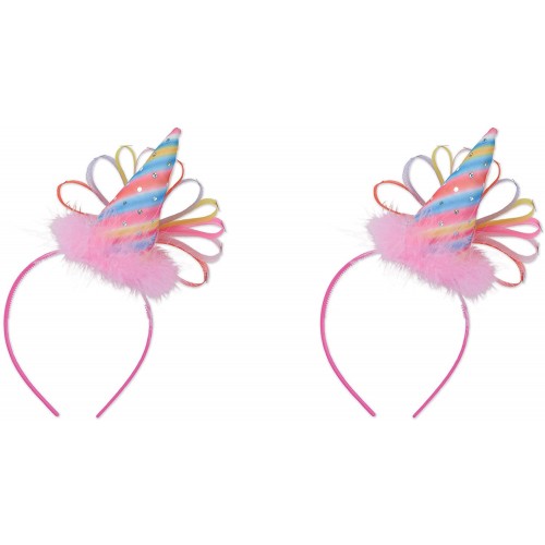 Beistle 2 Piece Party Hat Headbands For Birthday Celebration