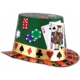 Beistle S66614-25AZ12 Casino Night Hi-Hats 12 Piece OSFM Multicolored