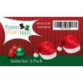 Funny Party Hats Christmas Hat Santa Hat- Elf Hat Reindeer hat Coil Hat 2 Pack Holiday Hats