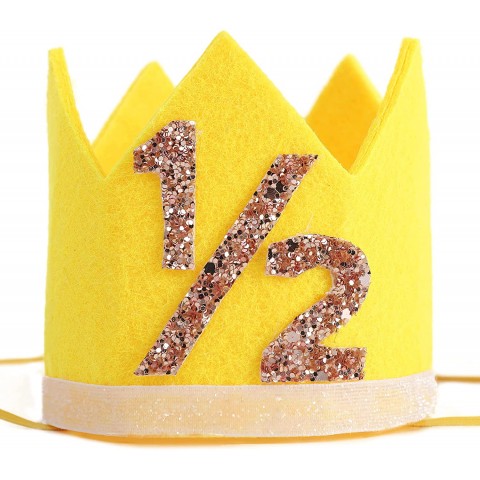 Glitter Crown for 1st Birthday First Birthday Crown Birthday Girl Gift