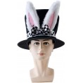 JUSTDOLIFE Easter Decor Easter Hat Creative Fashion Novelty Party Hat Costume Hat with Rabbit Nose