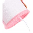 Kronenhut für den 1. Geburtstag – Party-Stirnband mit Motto-Hut den jeder verwenden kann – beste Foto-Requisiten und Kulissen-Kuchen-Smash – reine Party-Dekorationen Rosa-Weiß
