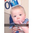 Maticr Glitter First Birthday Crown Baby Boy 1st Bday Party Hat Cake Smash Photo Prop
