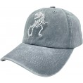 NVJUI JUFOPL Boys' Dinosaur Skeleton Dad Hat Washed Vintage Embroidered Baseball Cap