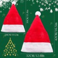 Personalized Santa Hat Christmas Hats with Name Photo Customized Christmas Party hat for Adult Kid