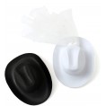 Pop Fizz Designs Bachelorette Cowgirl Hats Includes Bride White Cowboy Hat and Cowgirl Hats
