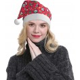 Pubnico LED Christmas Hat Christmas colour Hat Santa Hat for Adults ,Xmas Holiday Hat for Christmas New Year Festive Party