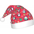 Pubnico LED Christmas Hat Christmas colour Hat Santa Hat for Adults ,Xmas Holiday Hat for Christmas New Year Festive Party