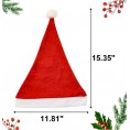 Santa Costume Hat Christmas Santa Claus Hat Xmas Hat for Adult Economical Price Red Felt