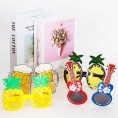 WeiShengDa Luau Party Sunglasses 10 Pairs Funny Hawaiian Glasses Tropical Fancy Dress Props Fun Summer Kids Party Favors Beach Themed Party Supplies Decoration Multicolor 19*6*1.3