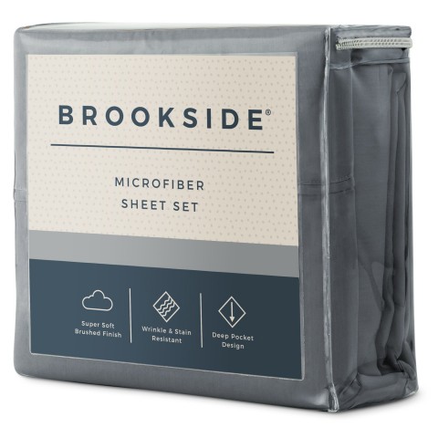 Bed Sheets| Brookside California King Microfiber 4-Piece Bed-Sheet - SG03741