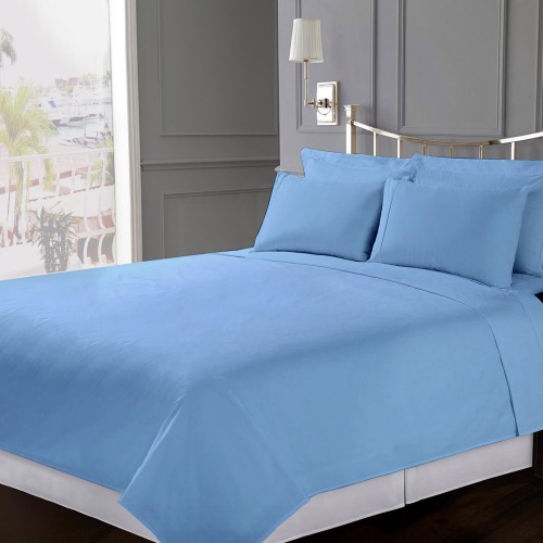 Bed Sheets| Fab Glass and Mirror Bedsheet California King Cotton Bed Sheet - UY24258
