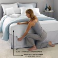Bed Sheets| Fisher West New York Cooling Planet Queen Cotton 4-Piece Bed Sheet - XI45015