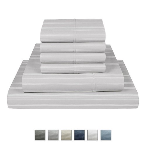 Bed Sheets| Fisher West New York King Cotton 4-Piece Bed Sheet - PL96012