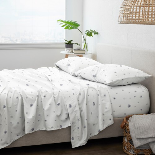 Bed Sheets| Ienjoy Home Home Queen Microfiber 4-Piece Bed Sheet - QL26549