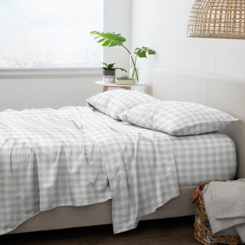 Bed Sheets| Ienjoy Home Home Queen Microfiber 4-Piece Bed Sheet - RZ55439