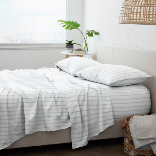 Bed Sheets| Ienjoy Home Home Twin Microfiber 3-Piece Bed Sheet - XE06863