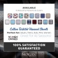Bed Sheets| MHF Home MHF Home Geraldine Turkish Flannel Sheet-Sheet Set Full Cotton 4-Piece Bed Sheet - NQ46240