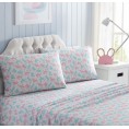 Bed Sheets| MHF Home MHF Home Kitty Time Polyester Sheet Set Queen Polyester 4-Piece Bed Sheet - LF67278