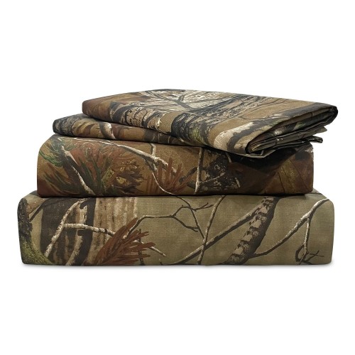 Bed Sheets| REALTREE Realtree All Purpose Full Cotton Blend Bed Sheet - EI43231