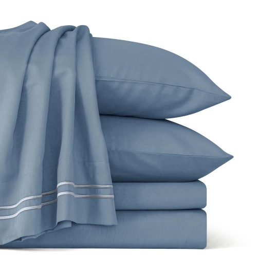 Bed Sheets| Subrtex Tencel King Cotton Blend Bed Sheet - PV62328