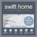 Bed Sheets| Swift Home Queen Microfiber 6-Piece Bed Sheet - OE71343