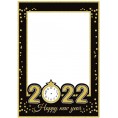 7-gost 2022 Happy New Year's Eve Party Photo Booth Props Supplies with Photo FramePack of 26