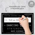 Big Dot of Happiness Birthday Party Mug Shots Photo Booth Props Party Mugshot Signs- 20 Count