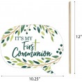 Big Dot of Happiness First Communion Elegant Cross Religious Party Photo Booth Props Kit 20 Count