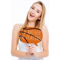 Big Dot of Happiness Funny Nothin' but Net Basketball Tailgating Party Photo Booth Props Kit 10 Piece