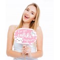 Big Dot of Happiness Funny Purr-fect Kitty Cat Kitten Meow Baby Shower or Birthday Party Photo Booth Props Kit 10 Piece