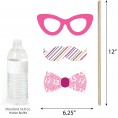 Big Dot of Happiness Girl 13th Birthday Official Teenager Birthday Party Photo Booth Props Kit 20 Count