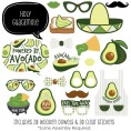 Big Dot of Happiness Hello Avocado Fiesta Party Photo Booth Props Kit 20 Count