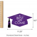 Big Dot of Happiness Hilarious Purple Grad Best is Yet to Come Purple Graduation Party Photo Booth Props Kit 20 Count