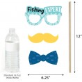 Big Dot of Happiness Let’s Go Fishing Fish Themed Birthday Party or Baby Shower Photo Booth Props Kit 20 Count