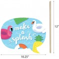 Big Dot of Happiness Make a Splash Pool Party Summer Swimming Party or Birthday Party Photo Booth Props Kit 20 Count