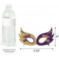Big Dot of Happiness Mardi Gras Masks & Glasses Paper Card Stock Masquerade Party Photo Booth Props Kit 10 Count