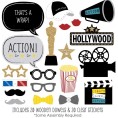 Big Dot of Happiness Movie Hollywood Party Photo Booth Props Kit 20 Count