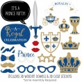 Big Dot of Happiness Royal Prince Charming Baby Shower or Birthday Party Photo Booth Props Kit 20 Count