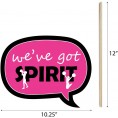 Big Dot of Happiness We've Got Spirit Cheerleading Birthday Party or Cheerleader Party Photo Booth Props Kit 20 Count