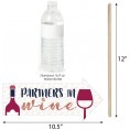 Funny Vino Before Vows Winery Bridal Shower or Bachelorette Party Photo Booth Props Kit 10 Piece