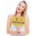 Funny World Awaits Travel Themed Photo Booth Props Kit 10 Piece
