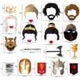 musykrafties GOT Party Game Thrones Inspired Photo Booth Props 22 Count