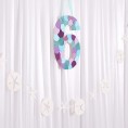 WAOUH Mermaid Decoration for 6th Birthday Sixth Time Birthday Party for Mermaid Sign Starfish Banner Photo Booth Props Birthday Souvenir and Gifts Mermaid 6th Birthday Decoration