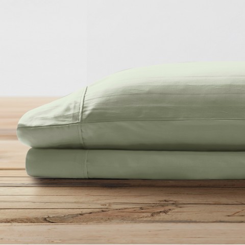 Pillow Cases| Brielle Home 2-Pack Sage Standard Cotton Pillow Case - TR54788