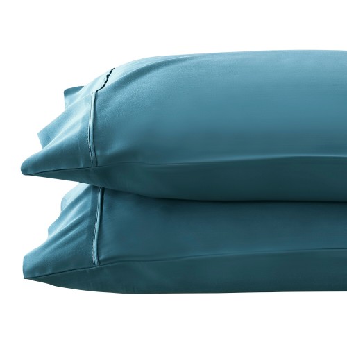 Pillow Cases| Brielle Home 2-Pack Teal Standard Lyocell Pillow Case - UB57356