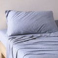 Pillow Cases| Brielle Home 2-Pack TENCEL Modal Jersey Heather Blue Standard Modal Pillow Case - TZ32674