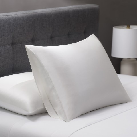 Pillow Cases| Cozy Essentials Cozy Essentials King Pearl Pure Luxury Silk Pillowcases - FU28657